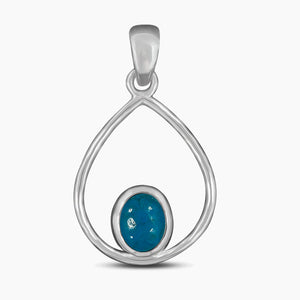 925 Sterling Silver Larimar Pendants