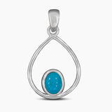 925 Sterling Silver Larimar Pendants
