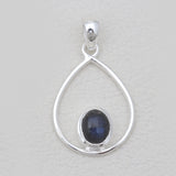 925 Sterling Silver Larimar Pendants