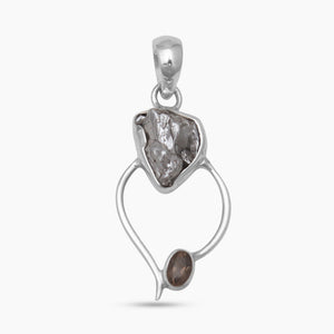 Meteorite Silver Pendants