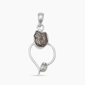 Meteorite Silver Pendants