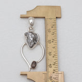 Meteorite Silver Pendants