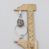 Meteorite Silver Pendants