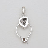 Meteorite Silver Pendants