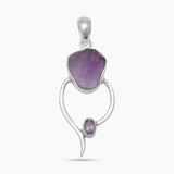 Amethyst Silver Pendants