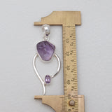 Amethyst Silver Pendants
