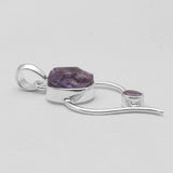 Amethyst Silver Pendants