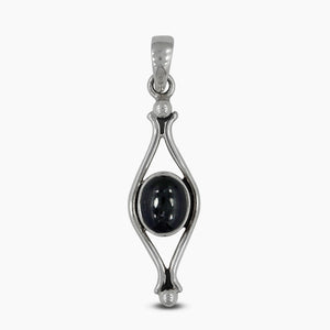 925 Sterling Silver Black Star Pendants
