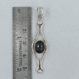 925 Sterling Silver Black Star Pendant