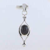 925 Sterling Silver Black Star Pendant