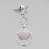 Pink Opal Silver Pendants