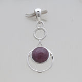 Pink Opal Silver Pendants