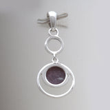 Pink Opal Silver Pendants