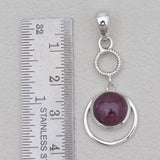 Pink Opal Silver Pendants