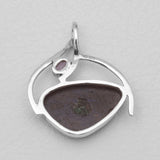 Boulder Turquoise Silver Pendants