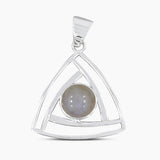 Rainbow Moonstone Silver Pendants