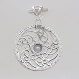 925 Sterling Silver Larimar Pendants