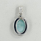 Abalone Shell Silver Pendant