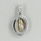 Abalone Shell Silver Pendant