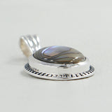 Abalone Shell Silver Pendant