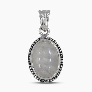 Rainbow Moonstone Silver Pendants