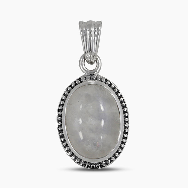 Rainbow Moonstone Silver Pendants