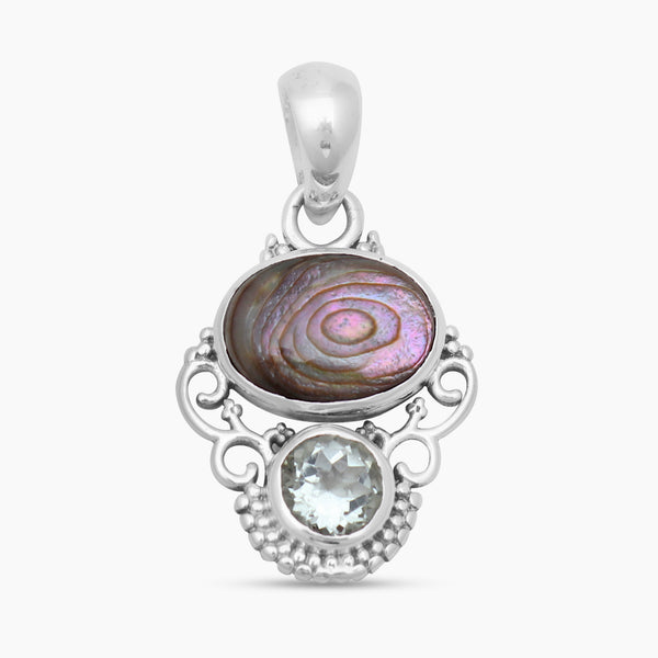 925 Silver Abalone Shell Pendants