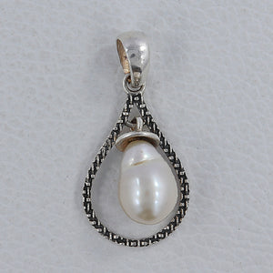 925 Sterling Silver Pearl Pendant