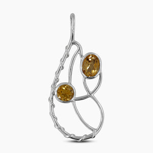 Natural Ethiopian Opal Silver Pendants