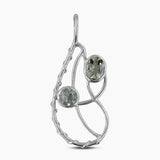 Natural Ethiopian Opal Silver Pendants