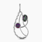 Natural Ethiopian Opal Silver Pendants