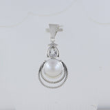 South Sea Pearl Silver Pendant