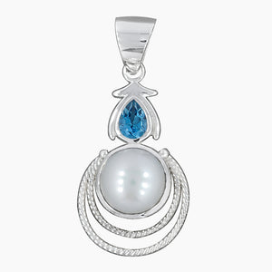 South Sea Pearl Silver Pendants