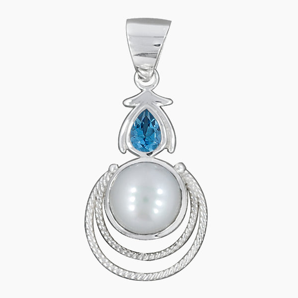 South Sea Pearl Silver Pendants