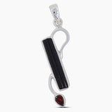 Green Tourmaline Silver Pendants
