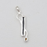 Black Tourmaline Silver Pendants