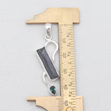 Green Tourmaline Silver Pendants