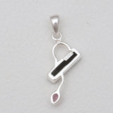 Green Tourmaline Silver Pendants