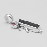 Black Tourmaline Silver Pendants