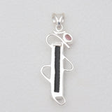 Tourmaline Silver  Pendants