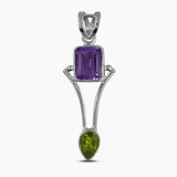 925 Sterling Silver Citrine Pendants