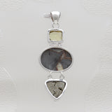 925 Silver Septarian Jasper Pendants