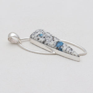 925 Sterling Silver K2 Jasper Pendants