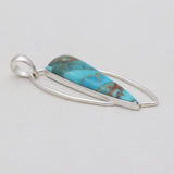 925 Sterling Silver Boulder Turquoise Pendants