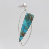 925 Sterling Silver Boulder Turquoise Pendants
