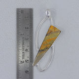 Mustard Jasper 925 Sterling Silver Pendant