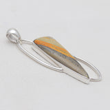 Mustard Jasper Silver Pendants