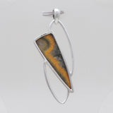 Mustard Jasper Silver Pendants