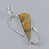 Mustard Jasper 925 Sterling Silver Pendant