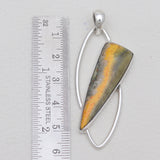 Mustard Jasper Silver Pendants
